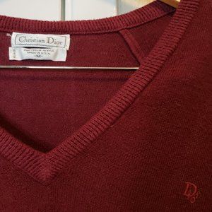 Christian Dior Vintage V-Neck Sweater